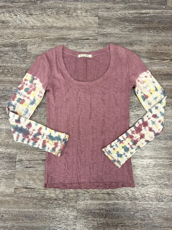 Top Long Sleeve By We The Free In Mauve, Size: L