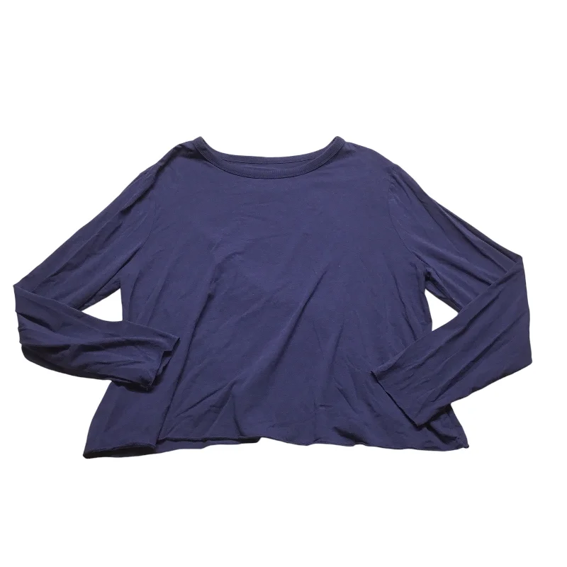 Top Long Sleeve Basic By Clothes Mentor In Blue, Size: L