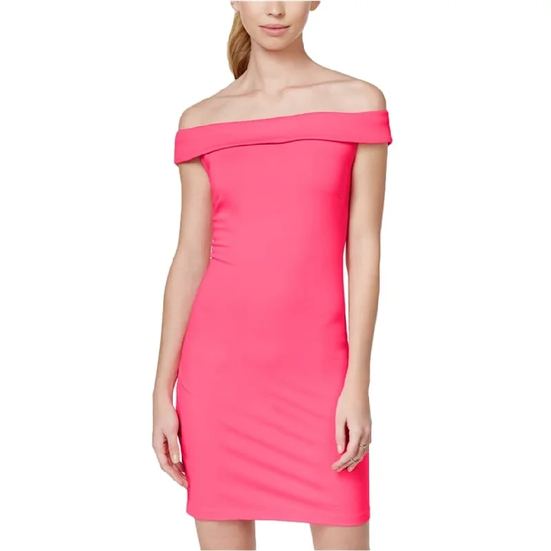 In Awe Of You Womens Ponte Knit Bodycon Dress