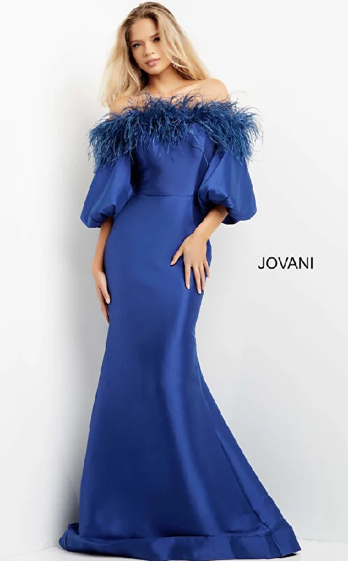 Jovani 08356 Royal Blue Long Evening Dress