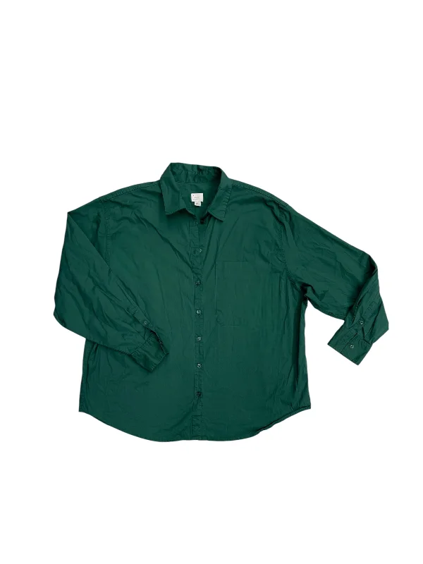 Top Long Sleeve By A New Day In Green