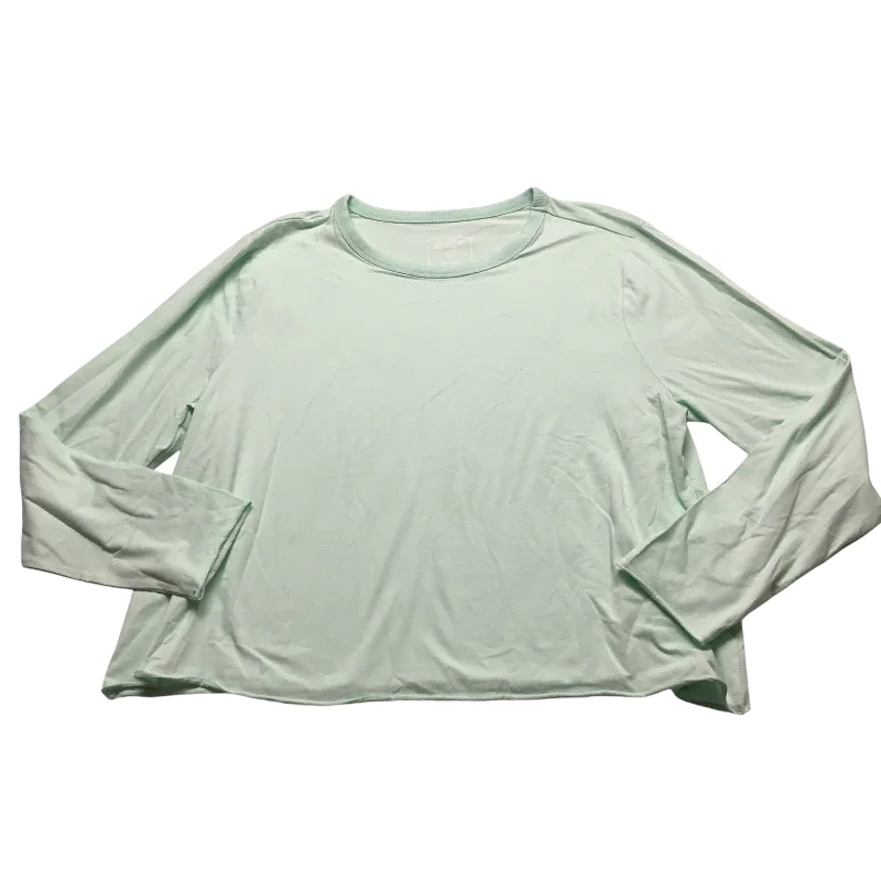 Top Long Sleeve Basic By Clothes Mentor In Aqua, Size: L