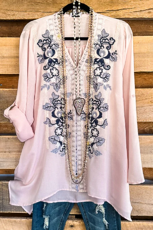 AHB EXCLUSIVE: Where My Heart Goes Blouse - Blush