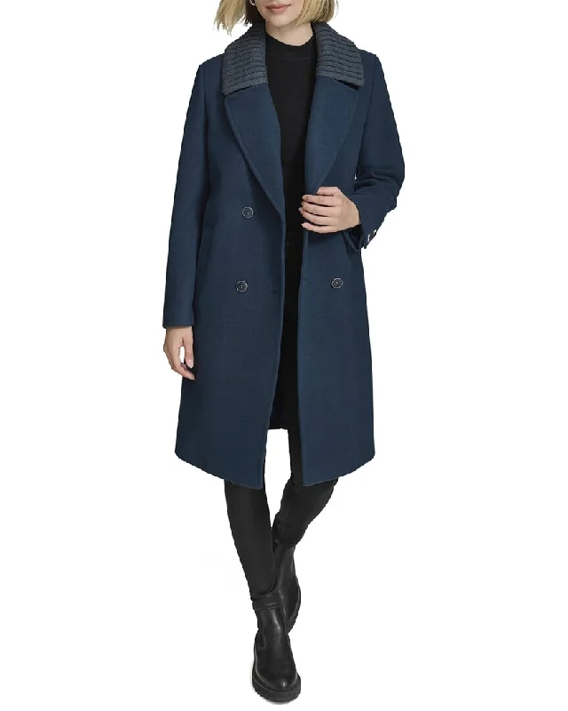 Andrew Marc Sloane Wool-Blend Coat