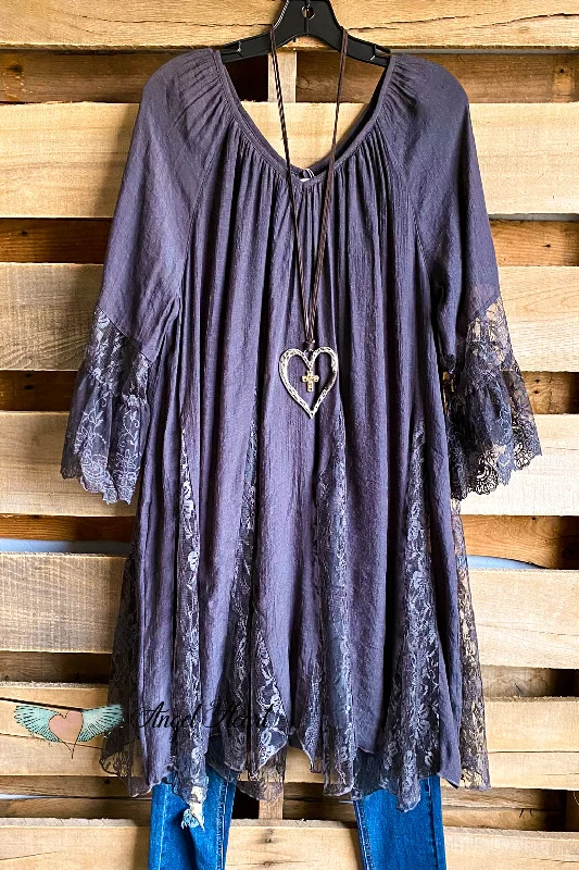 AHB EXCLUSIVE: Spring Sighting Tunic/Dress- Dk. Grey