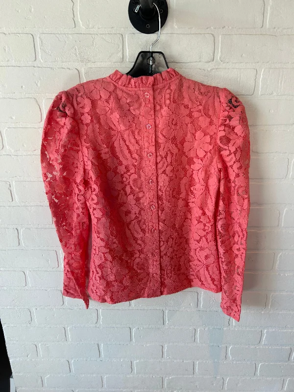 Top Long Sleeve By Clothes Mentor In Pink, Size: Xs