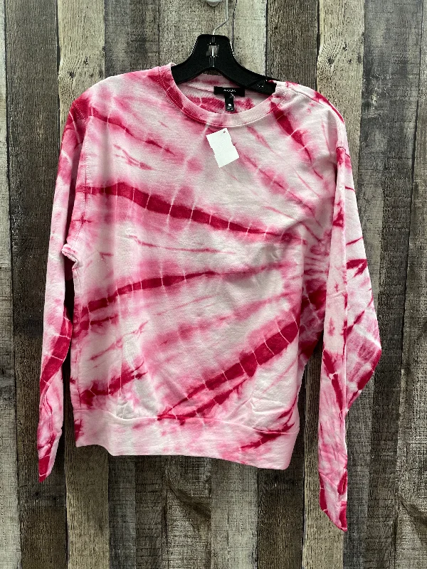 Top Long Sleeve By Aqua In Tie Dye Print, Size: S