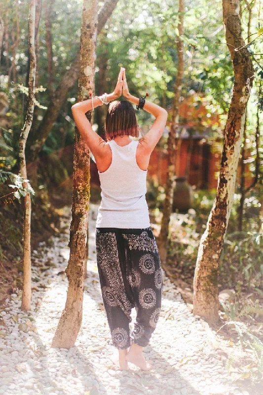 Hand Printed Om Harem Pants From Kathmandu