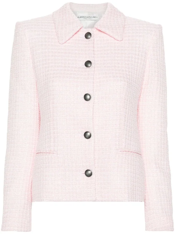 Alessandra Rich Women's Jackets Powder