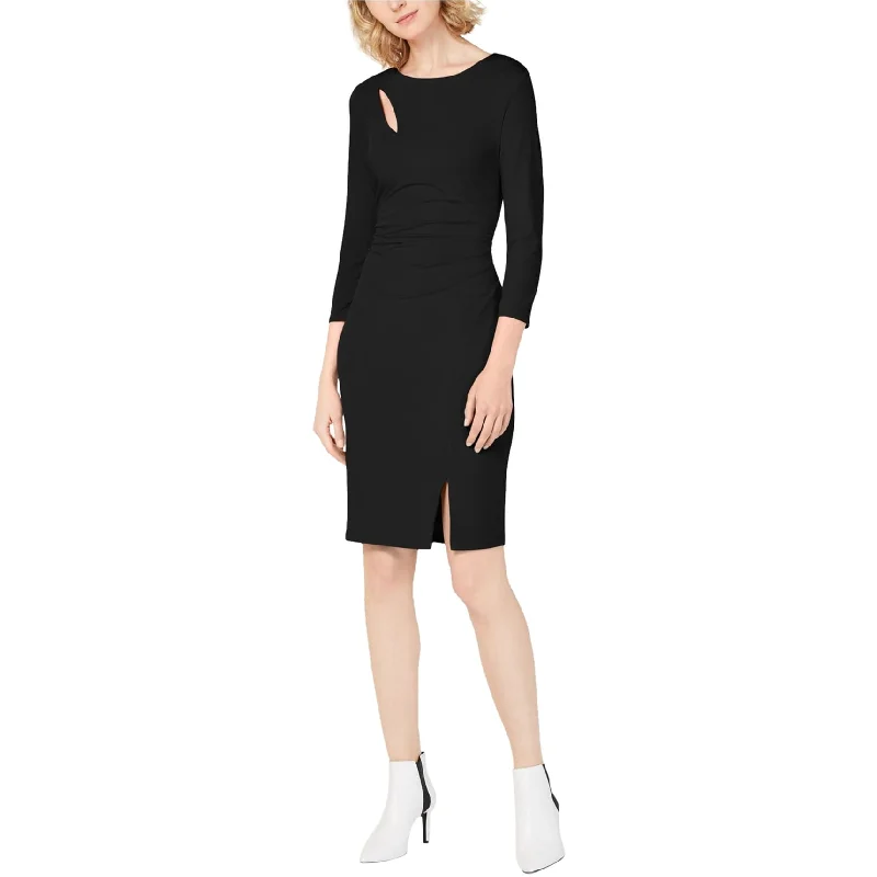 I-N-C Womens 3/4 Sleeve Bodycon Dress