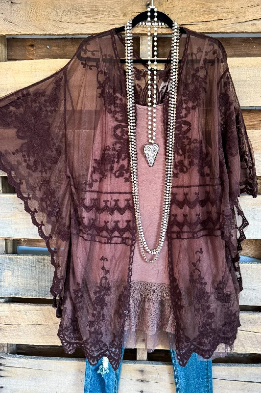 AHB EXCLUSIVE: Finding Perfection Kimono - Solid Brown