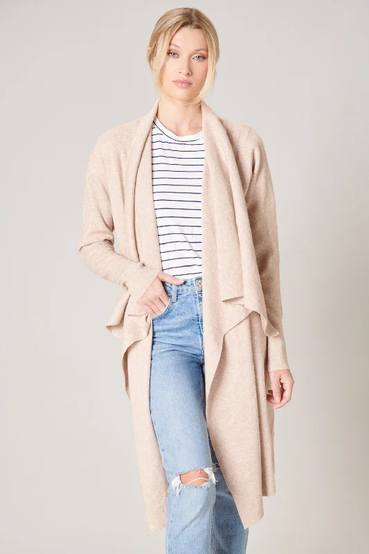 Ravyn Drape Neck Cardigan