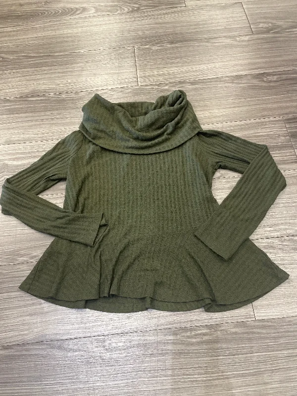 Top Long Sleeve By Maeve In Green, Size: M