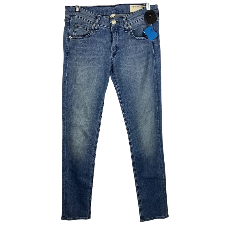 Jeans Skinny By Rag & Bones Jeans In Blue Denim, Size: 2