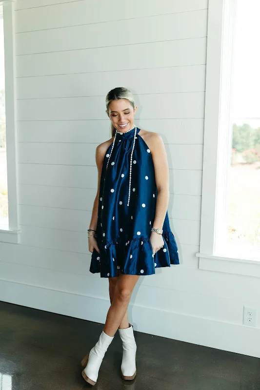 Miriam Mini Dress - Navy