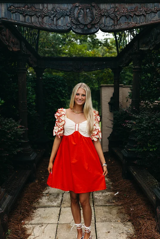 Day By Day Mini Dress - Orange