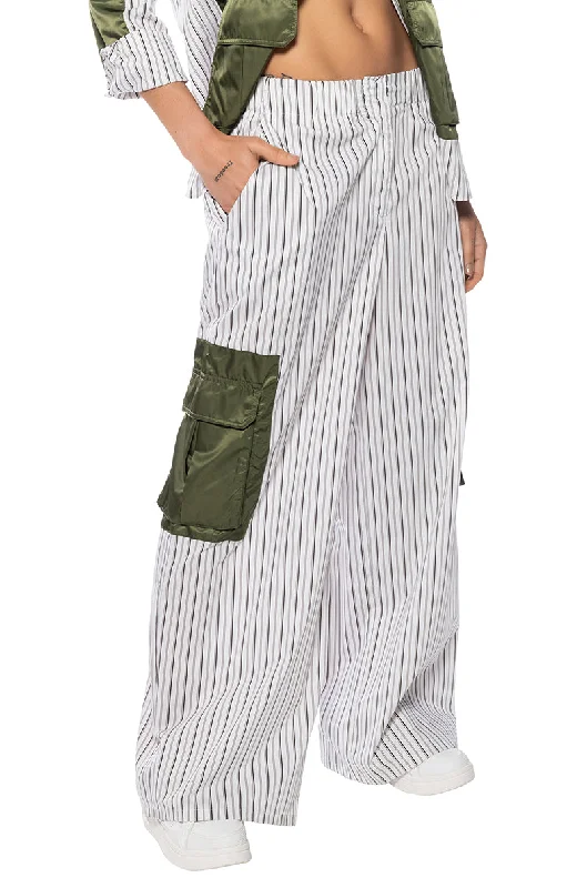 CALLIE CARGO WIDE LEG PANT