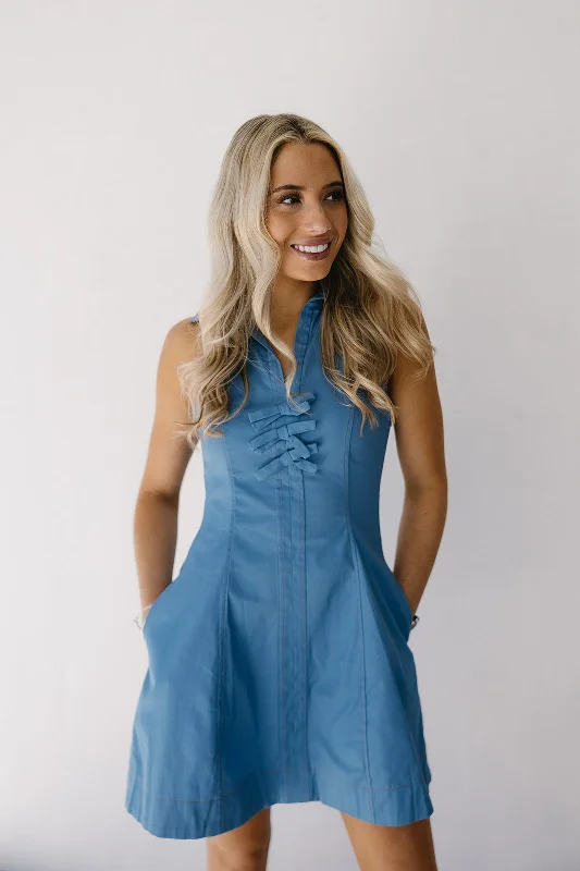 Etsie Mini Dress - Denim