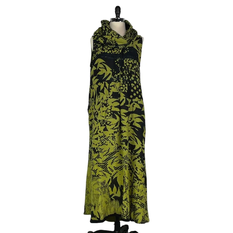 TWILIGHT PRINT COWL NECK MAXI DRESS