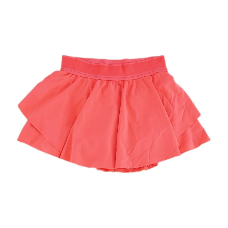 Pink Solid Skort Skirt