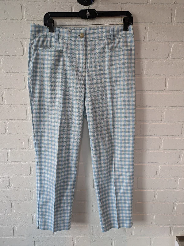 Blue & White Pants Dress Ann Taylor, Size 6