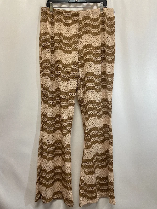 Brown Pants Lounge Fashion Nova, Size 3x