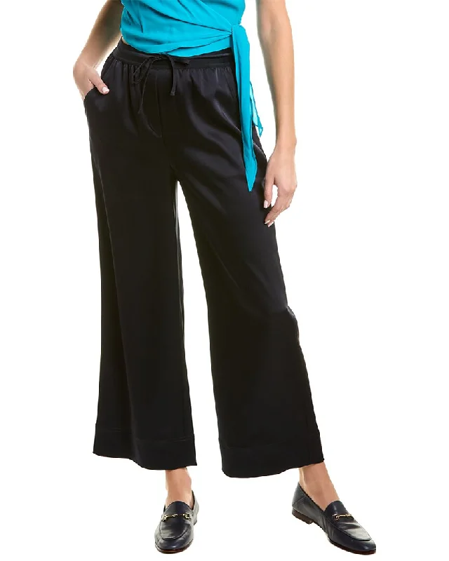 Elie Tahari Satin Wide Pants