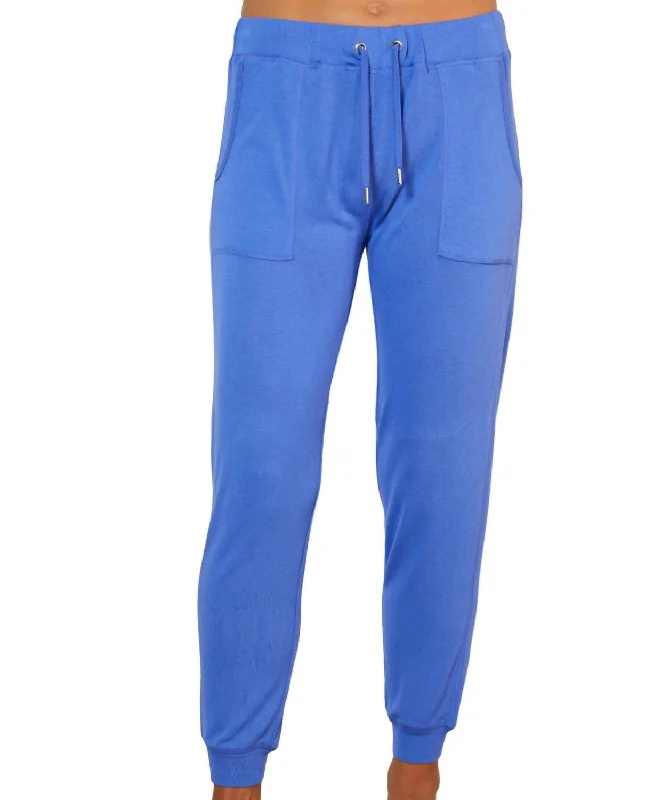 Solid Jogger Pants In Peri