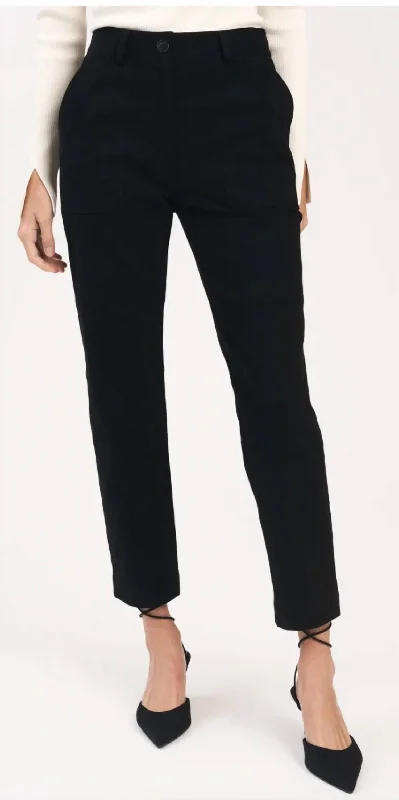 Therese Cropped Pants In Black