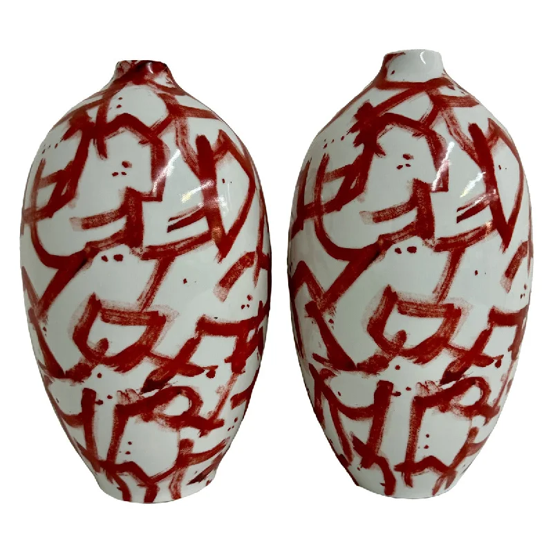 Pair of Ceramic Vases