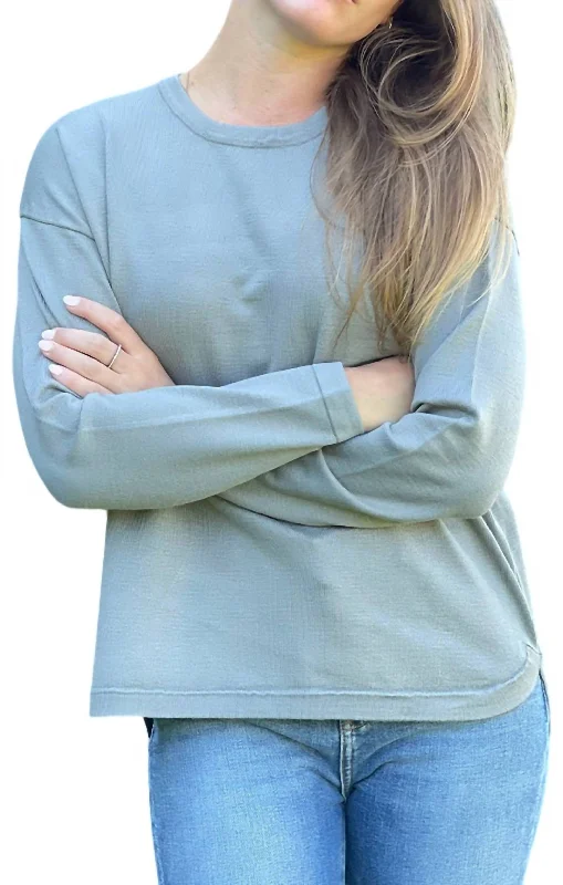 Brynn Sweater In Steel Grey